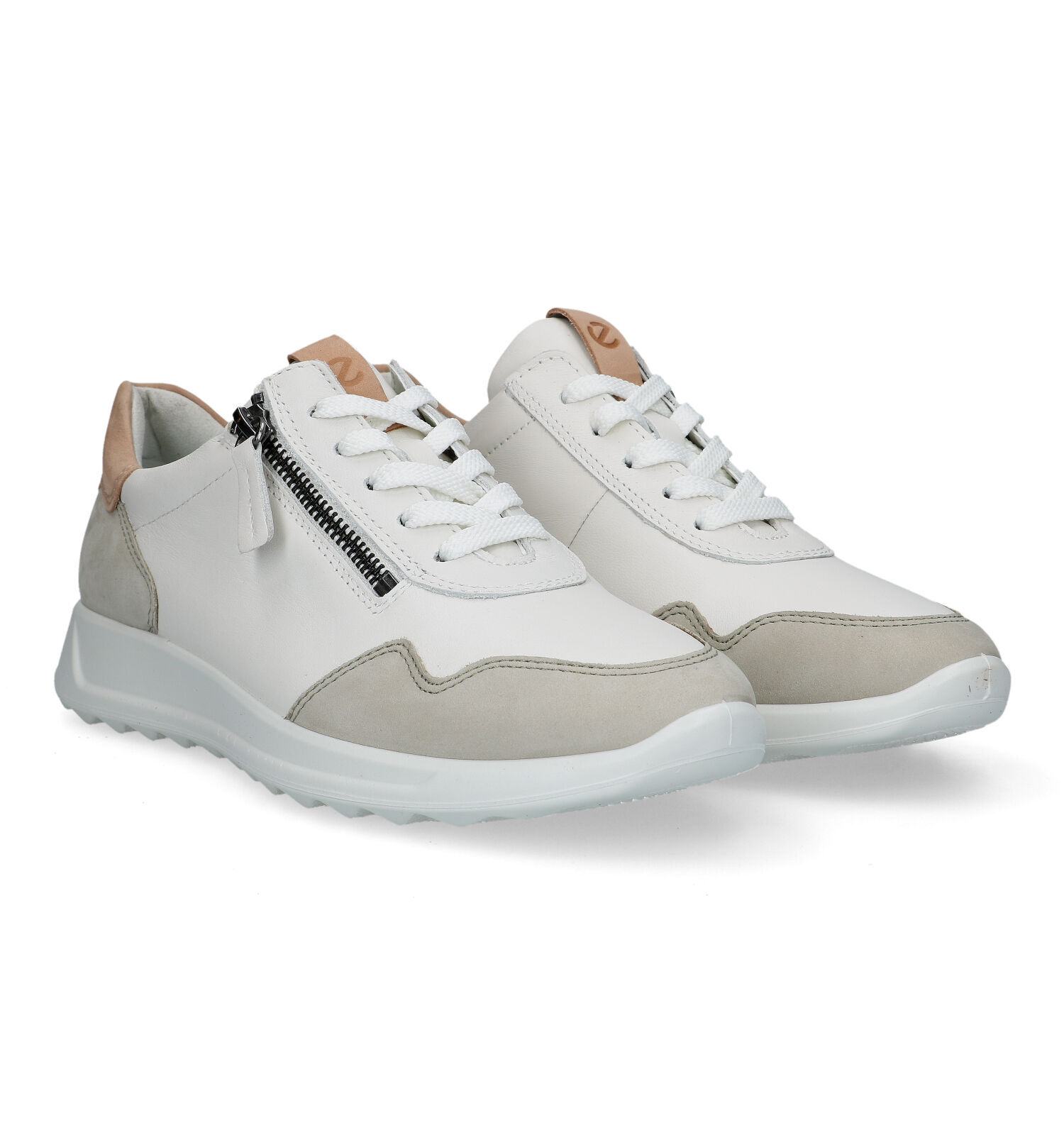 Ecco best sale witte sneakers