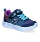 Skechers Slights Flicker Flash Baskets en Bleu pour filles (318197)