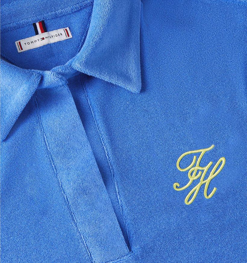 Tommy Hilfiger Toweling Blauwe Polo T-shirt voor dames (369260)