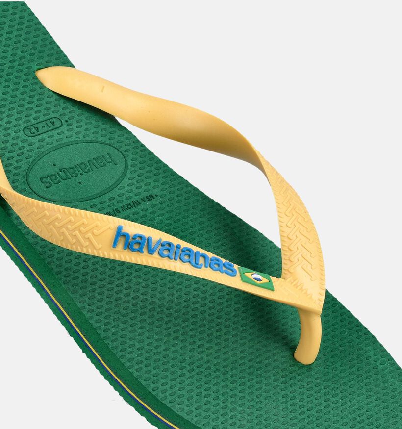 Havaianas Brasil Groene Teenslippers voor heren (373003)