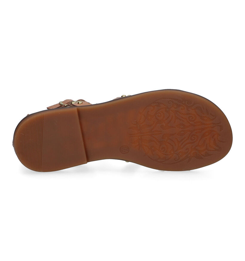 Asso Sandales en Cognac pour filles (304989)