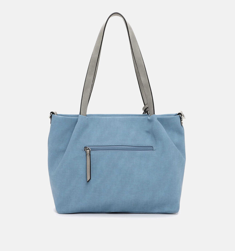 Emily & Noah Elke Blauwe Shopper tas met rits voor dames (340657)