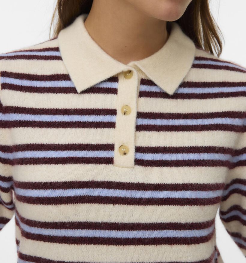 Vero Moda Ocanna T-shirt en Rouge pour femmes (369376)