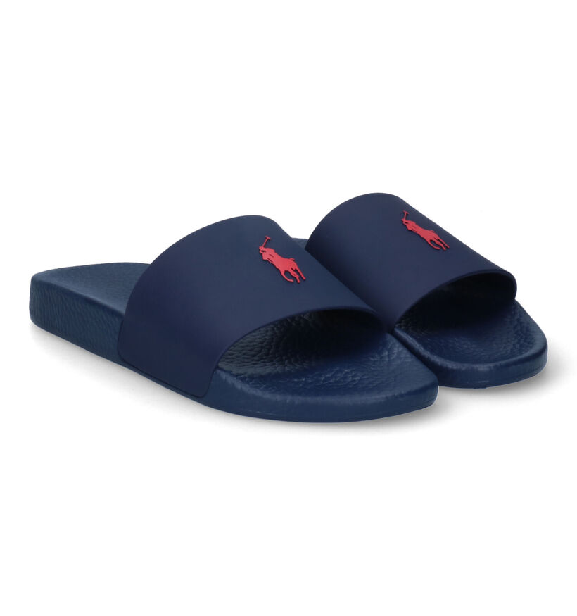 Polo Ralph Lauren Blauwe Badslippers in kunststof (303410)