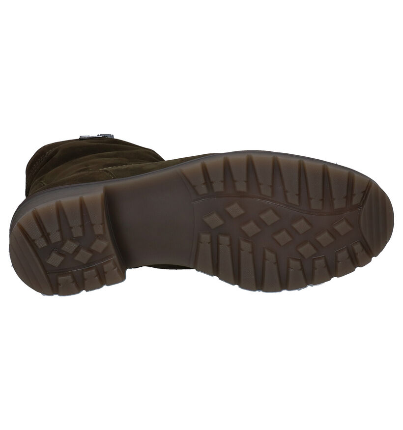 Solemade Josi Groene Bottines in nubuck (297359)