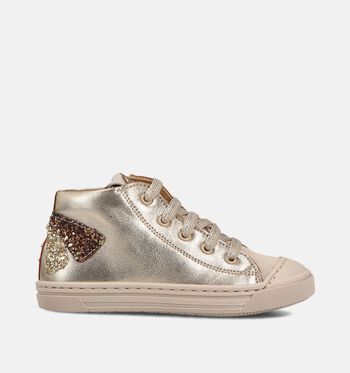 Hoge schoenen goud