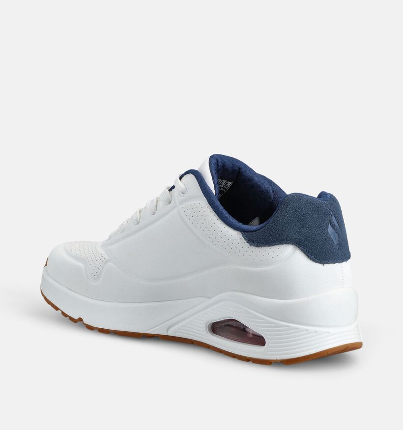 Skechers Uno Suited On Air Baskets basses en Blanc pour hommes (375641)