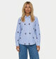 Sisters Point Ibisa Blouse en Bleu pour femmes (380830)