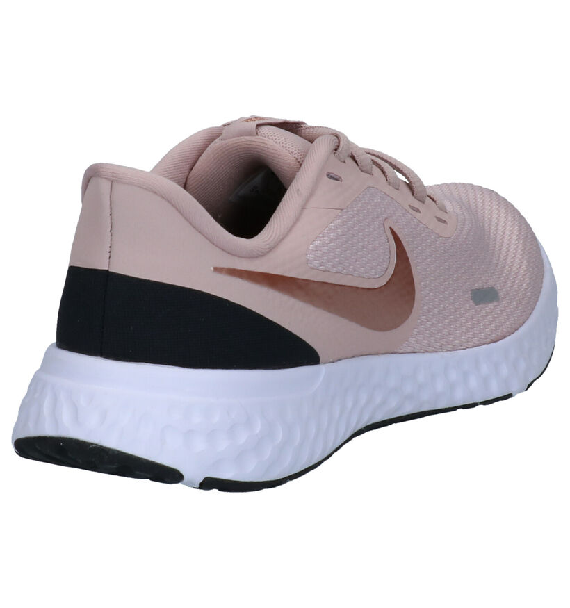 Nike Revolution 5 Zwarte Sneakers in kunstleer (290920)