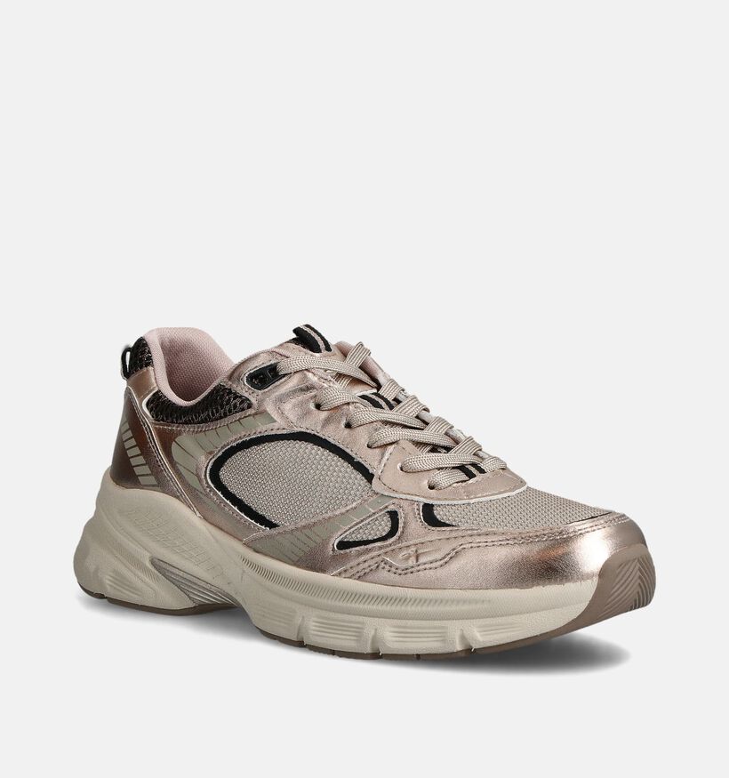 Tamaris Gouden Sportieve Sneakers voor dames (360616) - geschikt voor steunzolen