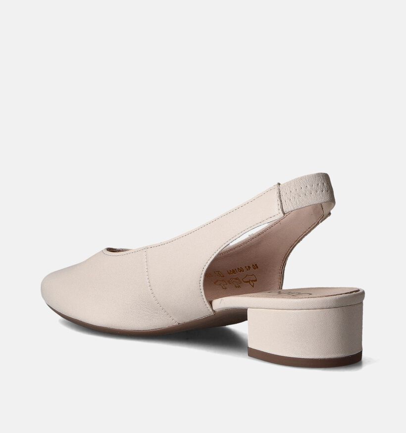 Gabor Ecru Slingback pumps voor dames (355014)