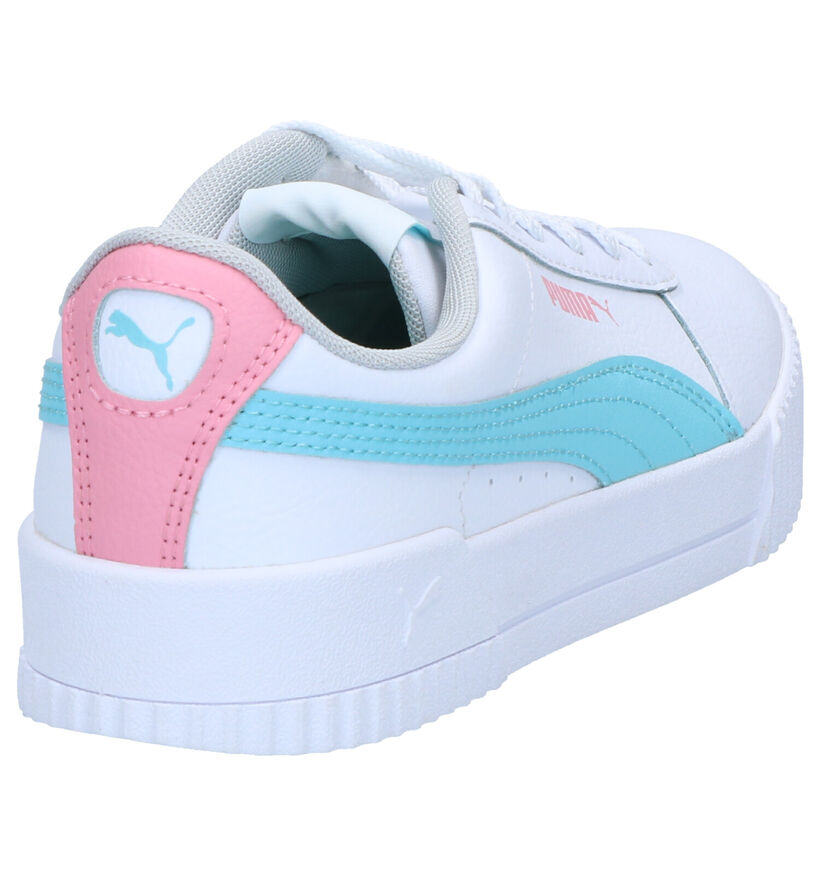 Puma Carina Witte Sneakers in kunstleer (276747)