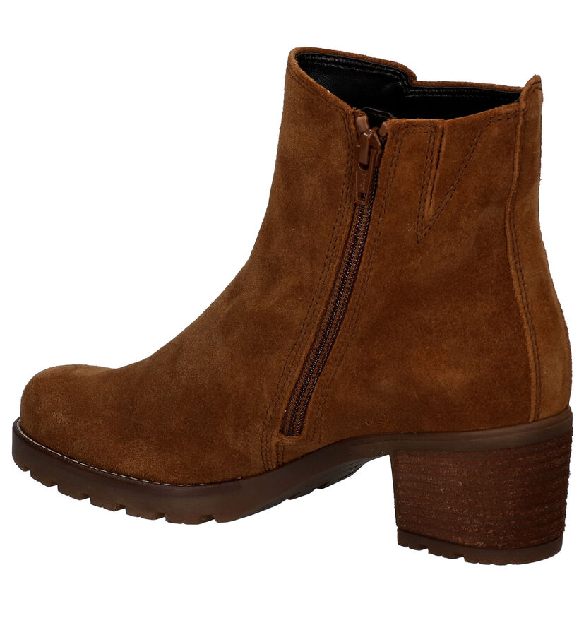 Comfort Bottines à talons en Cognac en daim (297247)