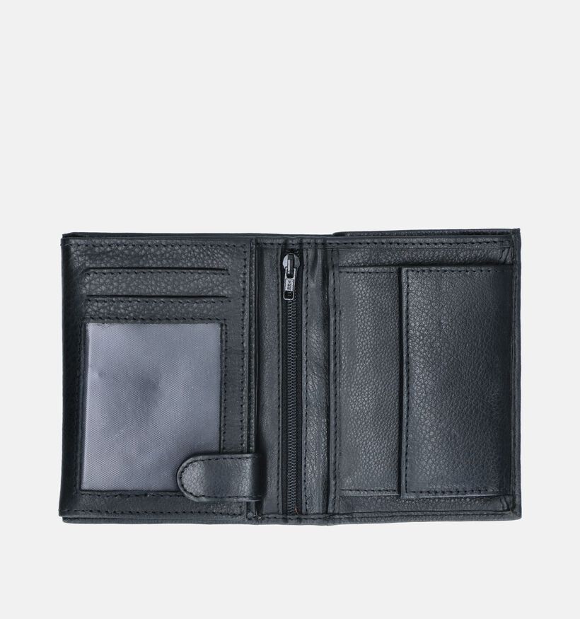 Euro-Leather Zwarte Portemonnee voor heren (365218)