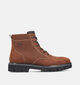 Rieker Donkerbruine Veterboots voor heren (379817)
