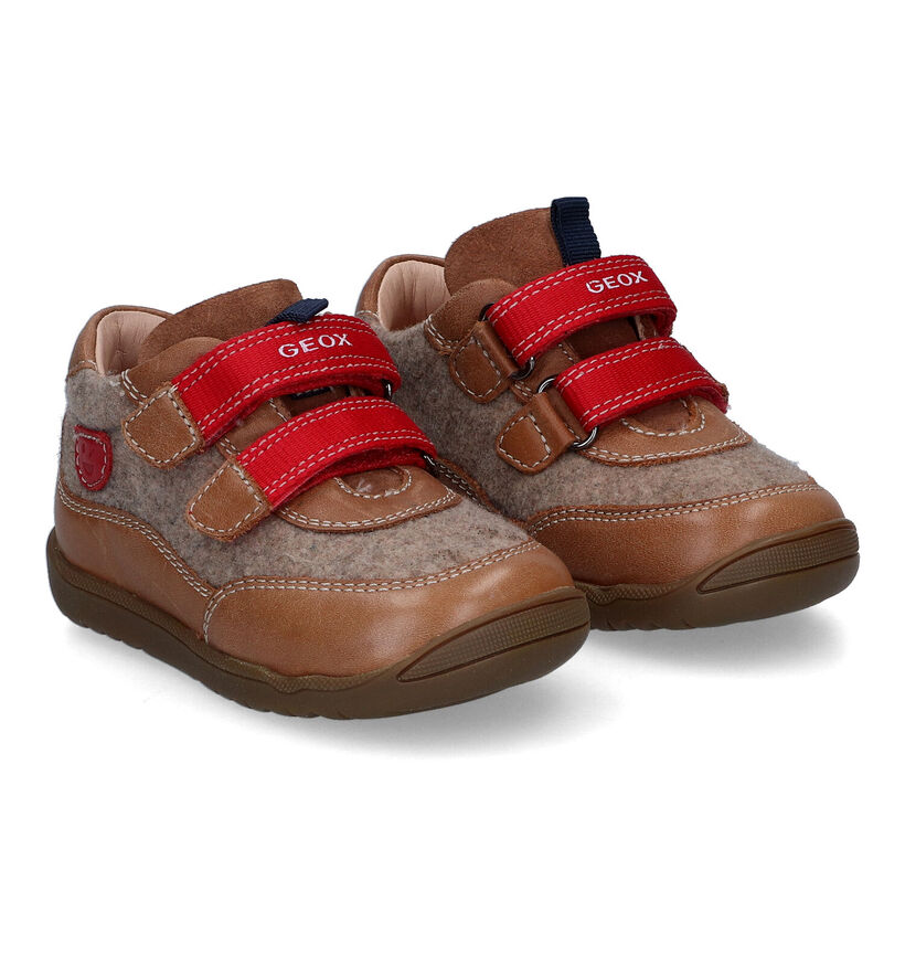 Geox Macchia Camel Babyschoentjes voor jongens (317570) - geschikt voor steunzolen