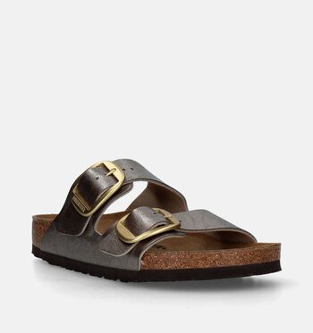 Birkenstock Arizona Nu-pieds Graceful Licorice Birko-Flor/Graceful Taupe Birko-Flor