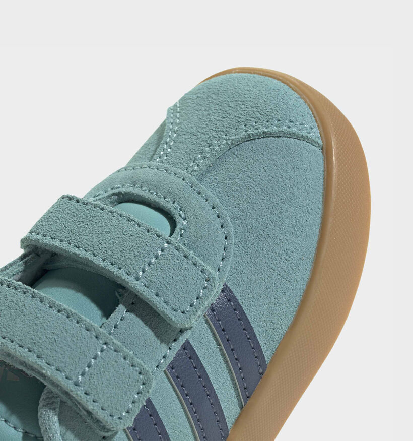 adidas VL Court 3.0 Turquoise Sneakers voor jongens, meisjes (366987) - geschikt voor steunzolen
