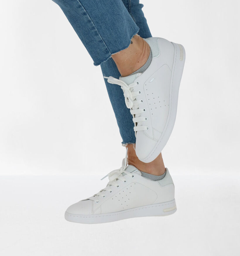 Geox Jaysen Witte Sneakers voor dames (311611) - geschikt voor steunzolen