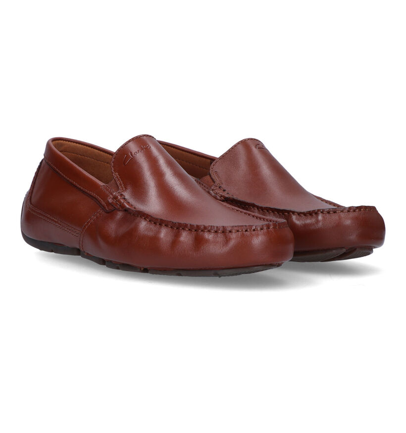 Clarks Markman Plain Cognac Instappers voor heren (321963)