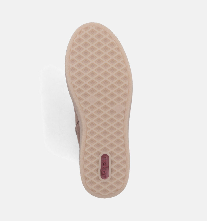 Rieker Beige Winterboots voor dames (347418) - geschikt voor steunzolen