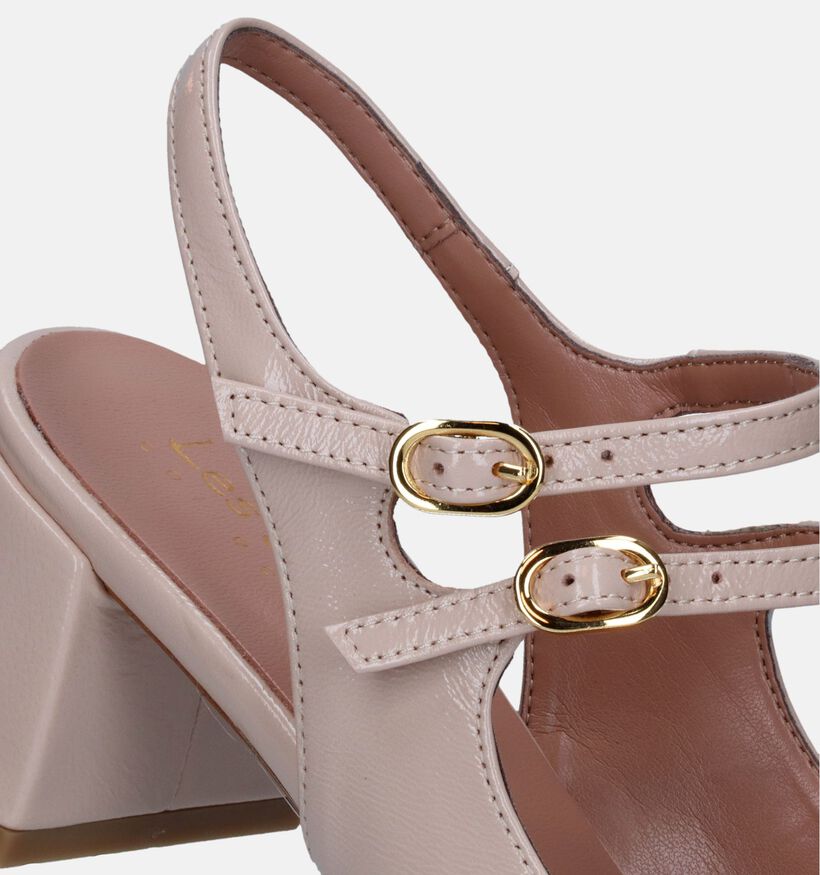 Les Autres Beige Slingback pumps voor dames (341196)