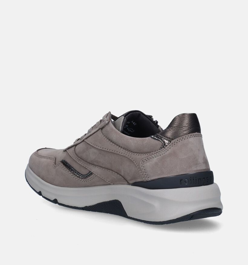 Gabor Rollingsoft Baskets en Brun pour femmes (344781) - pour semelles orthopédiques