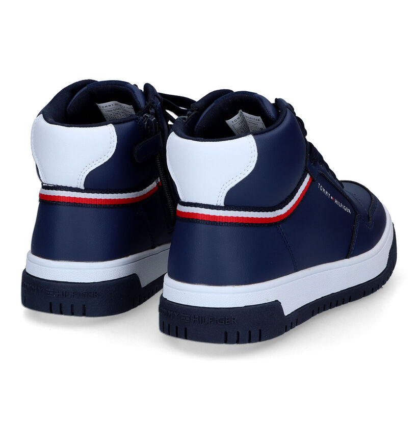 Tommy Hilfiger Chaussures hautes en Bleu foncé en simili cuir (314502)