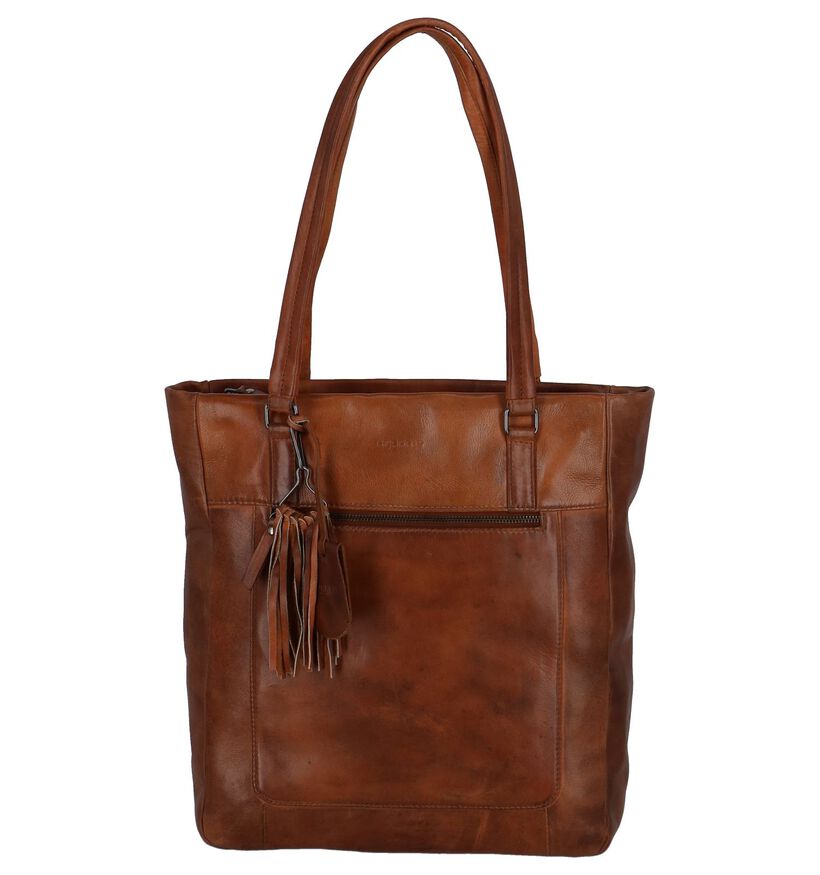 Taupe Shopper Burkely Noble Nova in leer (262518)