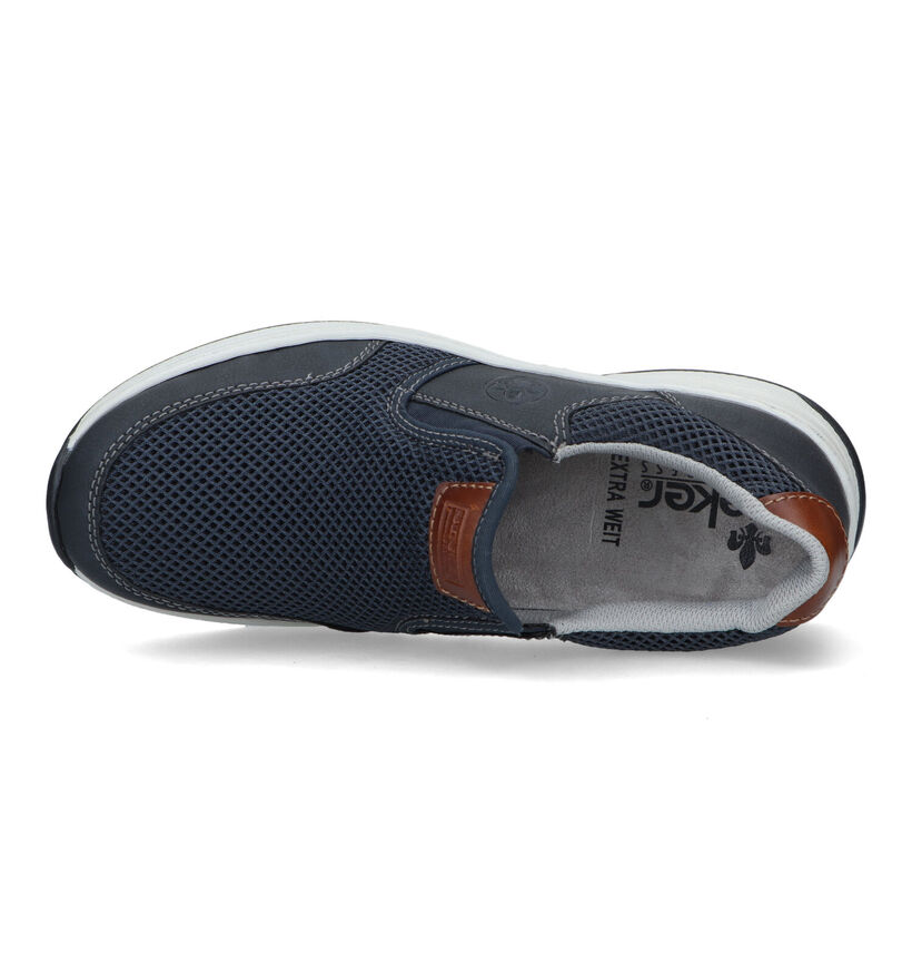 Rieker Chaussures à enfiler en Bleu foncé pour hommes (323612) - pour semelles orthopédiques