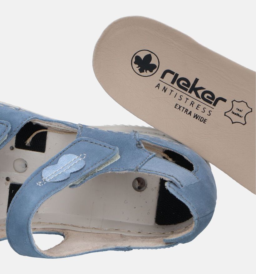 Rieker Sandales pour semelles orthopédiques en Bleu pour femmes (339066) - pour semelles orthopédiques