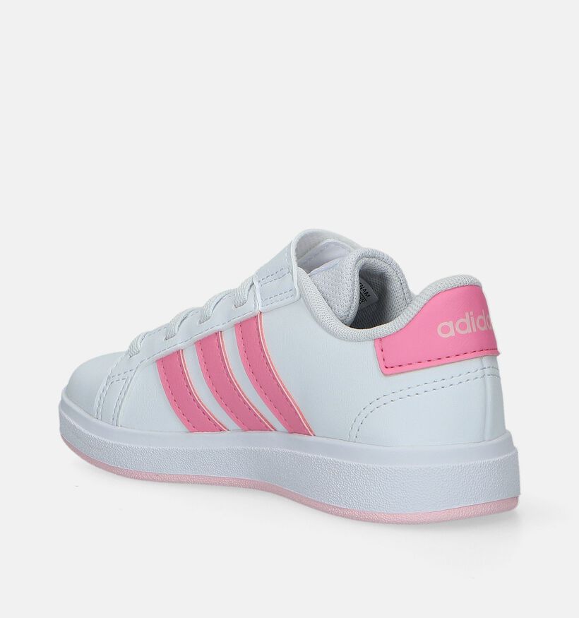 adidas Grand Court 2.0 EL K Witte Sneakers voor meisjes (341679)