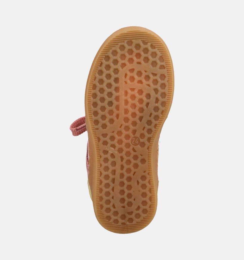 FR by Romagnoli Baskets pour b&eacute;b&eacute; en Rose pour filles (380635) - pour semelles orthop&eacute;diques