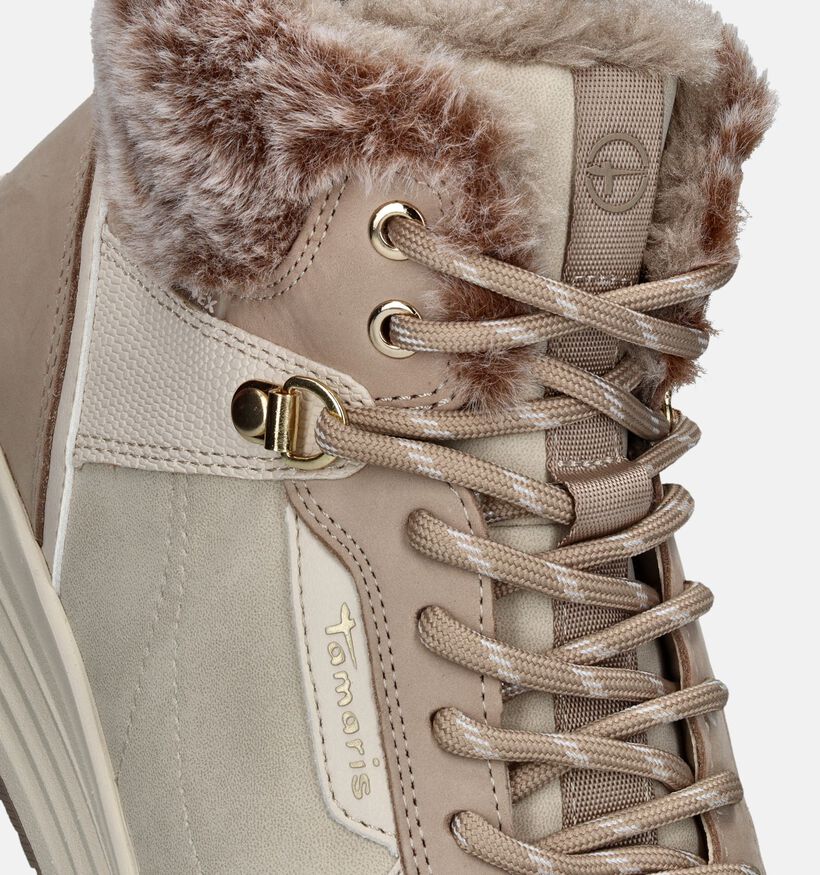 Tamaris Baskets montantes en Beige pour femmes (344709)