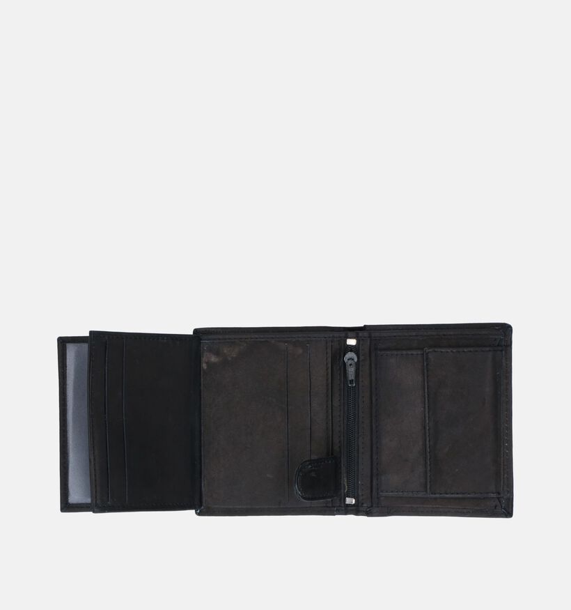 Euro-Leather Zwarte Portefeuille voor heren (365216)