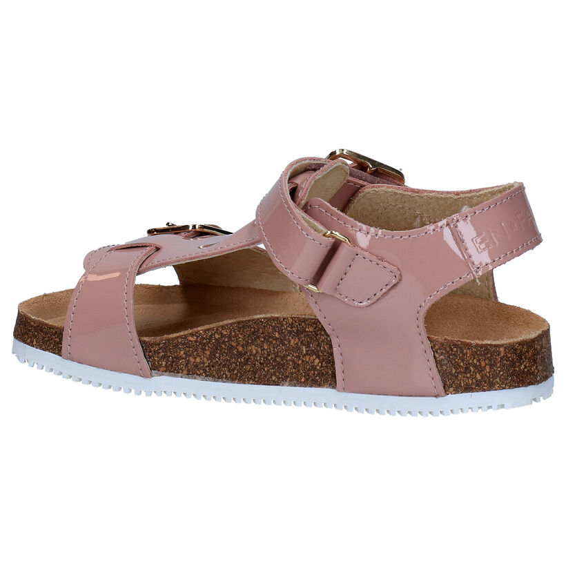 Enfant Sandales en Rose foncé en cuir (288901)