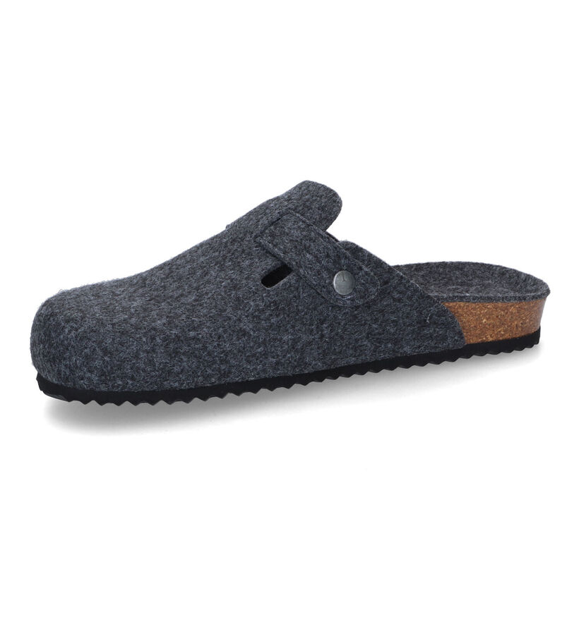 Geox Ghita Grijze Pantoffels in stof (313683)