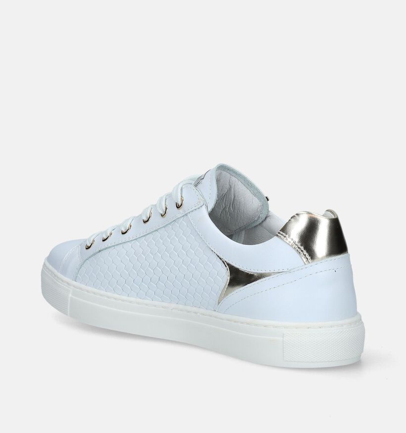 NeroGiardini Witte Sneakers voor dames (337175) - geschikt voor steunzolen