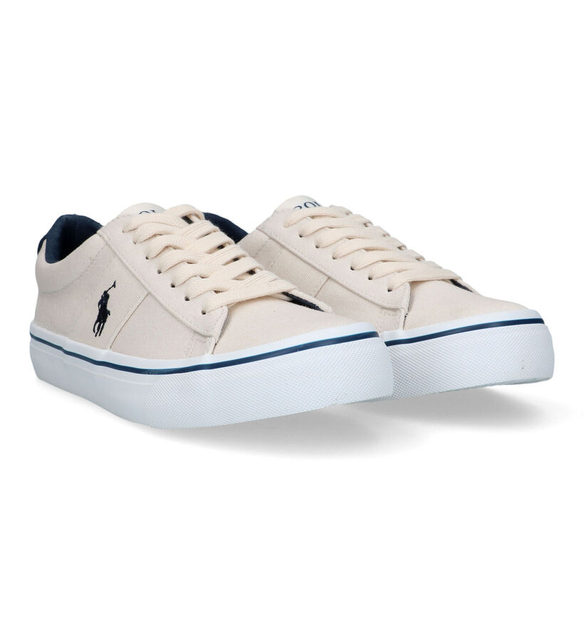 Polo Ralph Lauren Sayer Baskets en Beige pour garçons (320145)