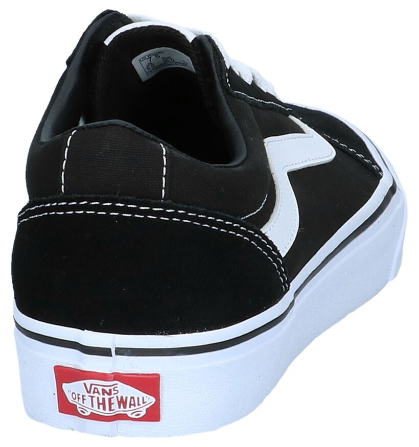 Vans Ward Baskets de skate en Noir pour femmes (327991)