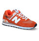 New Balance ML574 Oranje Sneakers voor heren (301743) - geschikt voor steunzolen