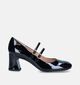 Unisa Mount Escarpins avec sangle en Noir pour femmes (349103)