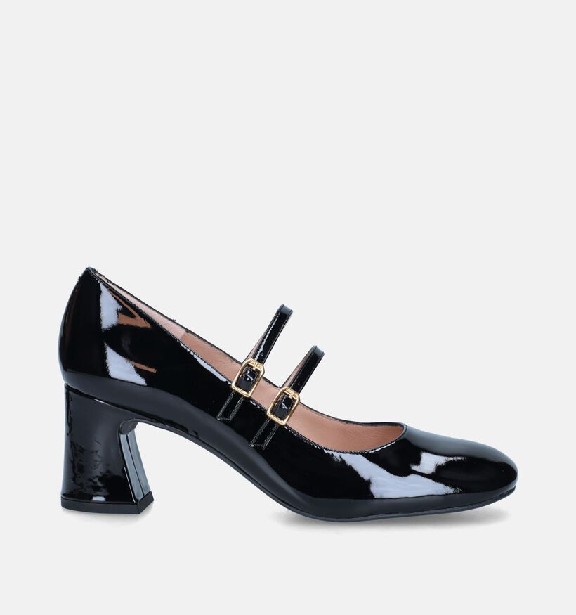 Unisa Mount Escarpins avec sangle en Noir pour femmes (349103)