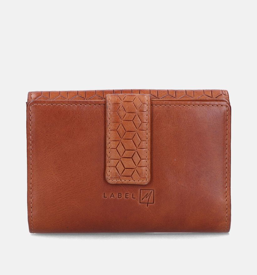 Label M Porte-monnaies zippé en Marron pour hommes (365812)
