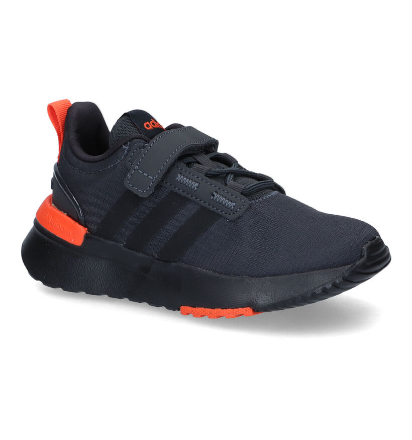 adidas Racer TR21 I Zwarte Sneakers voor jongens (311322) - geschikt voor steunzolen