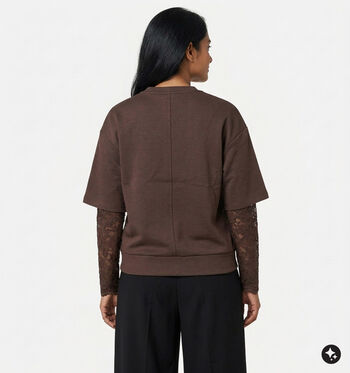 Vila T-shirts Bruin