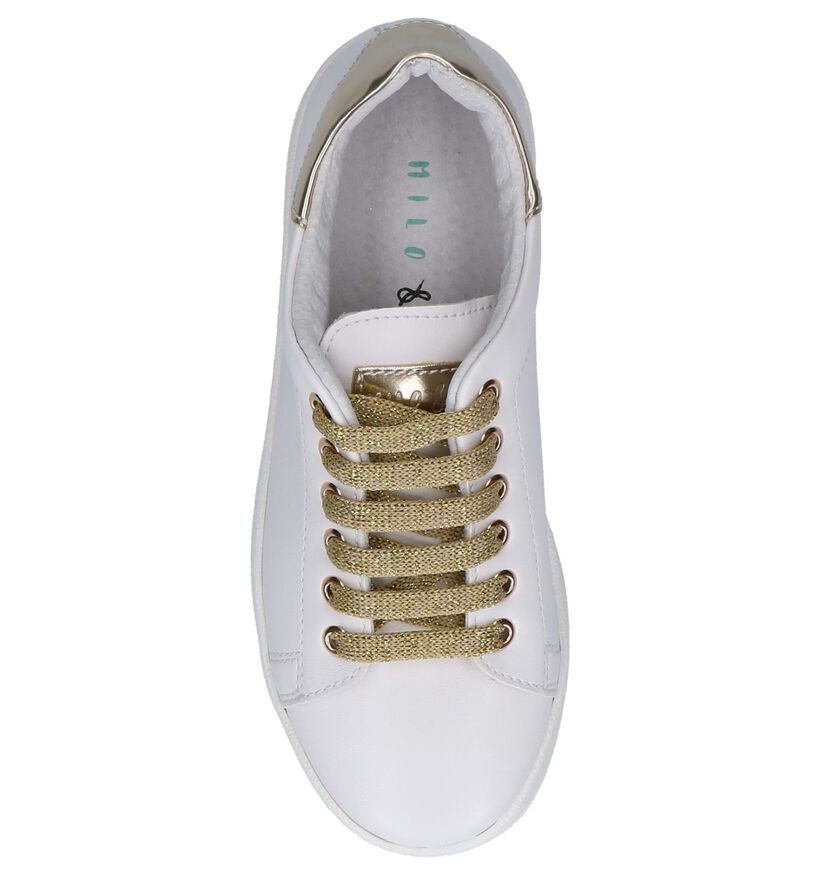Goud/Witte Lage Sneakers Milo & Mila by Torfs in kunstleer (262655)