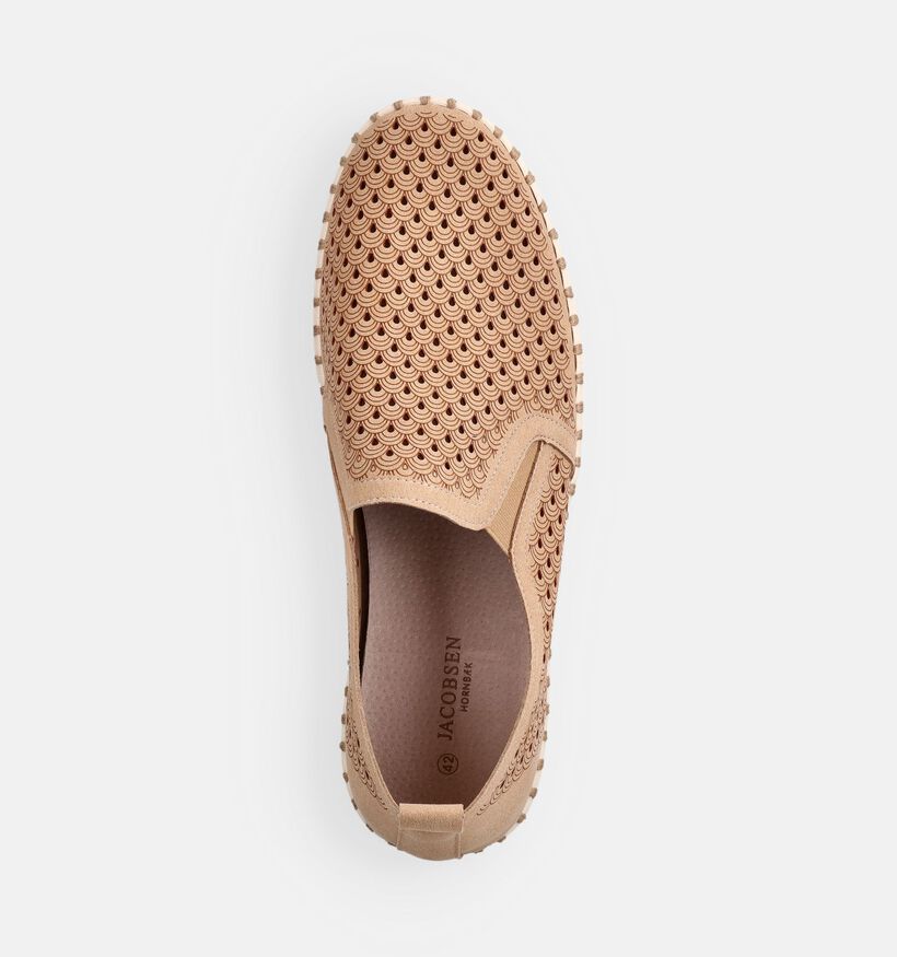 Ilse Jacobsen Tulip Chaussures &agrave; enfiler en Marron pour hommes (372266) - pour semelles orthop&eacute;diques