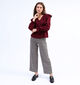 Vila Raja Bruine Geruite broek (332085)