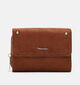 Tamaris Marina Suede Porte-monnaie zipp&eacute; en Cognac pour femmes (378802)